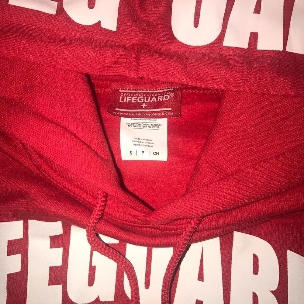 Lifeguard hoodie sweatshirt size S - Picture 2 of 2